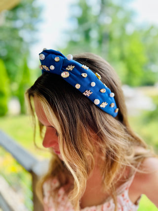 BRIANNA CANNON'S BLUE UNIVERSITY OF KENTUCKY LOGO HEADBAND