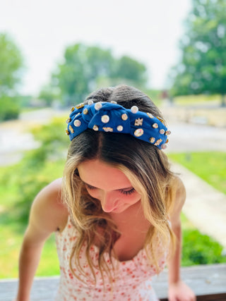 BRIANNA CANNON'S BLUE UNIVERSITY OF KENTUCKY LOGO HEADBAND