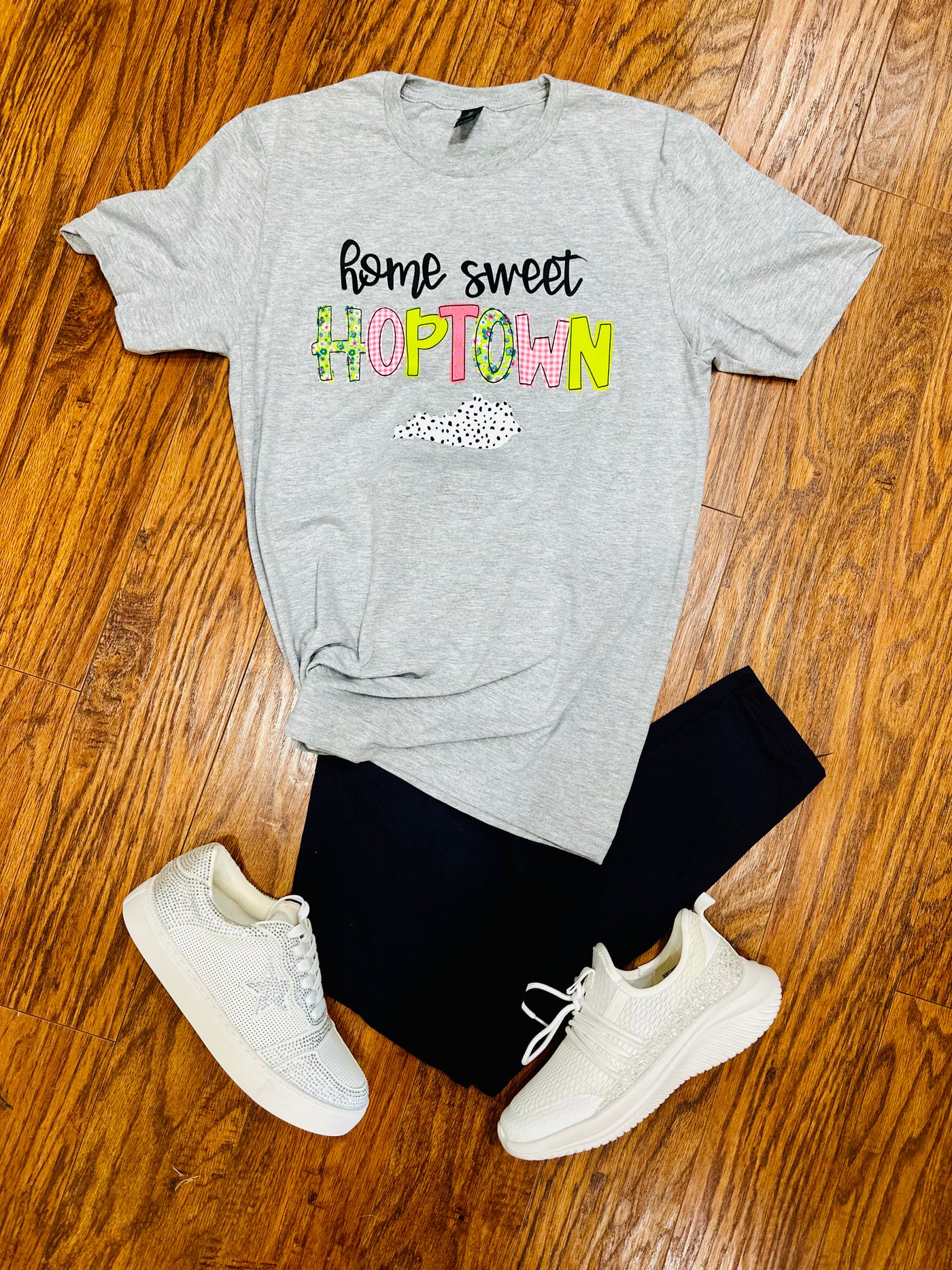 Home Sweet Hoptown on Heather Grey