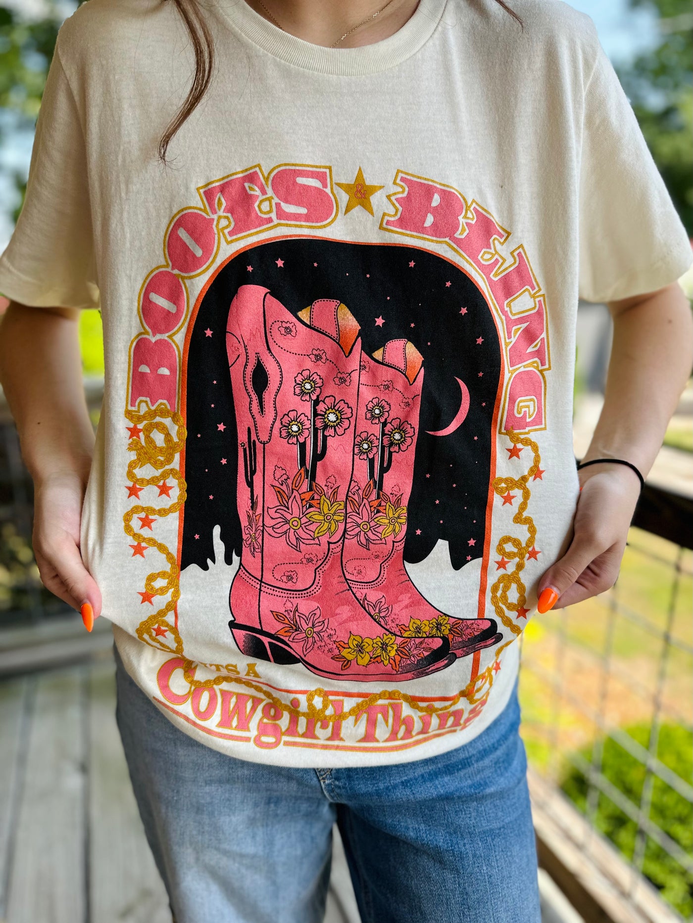 "Boots, Bling, It's A Cowgirl Thing" Tee