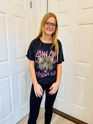 SC Long Live Rock N' Roll Crop Tee