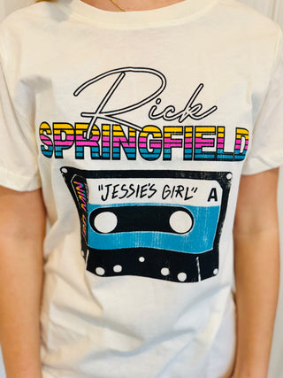 SC Rick Springfield Cassette Tape Tee
