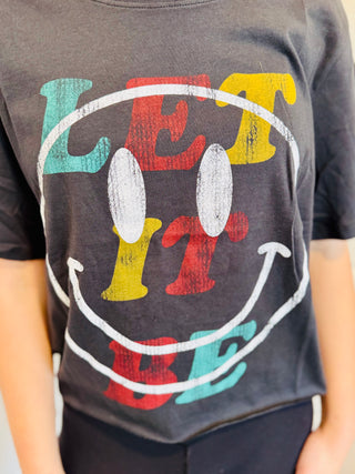 SC Let it Be Crop Tee