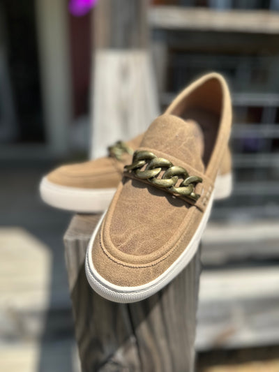 Corkys "Chain Reaction" Loafer in Tan