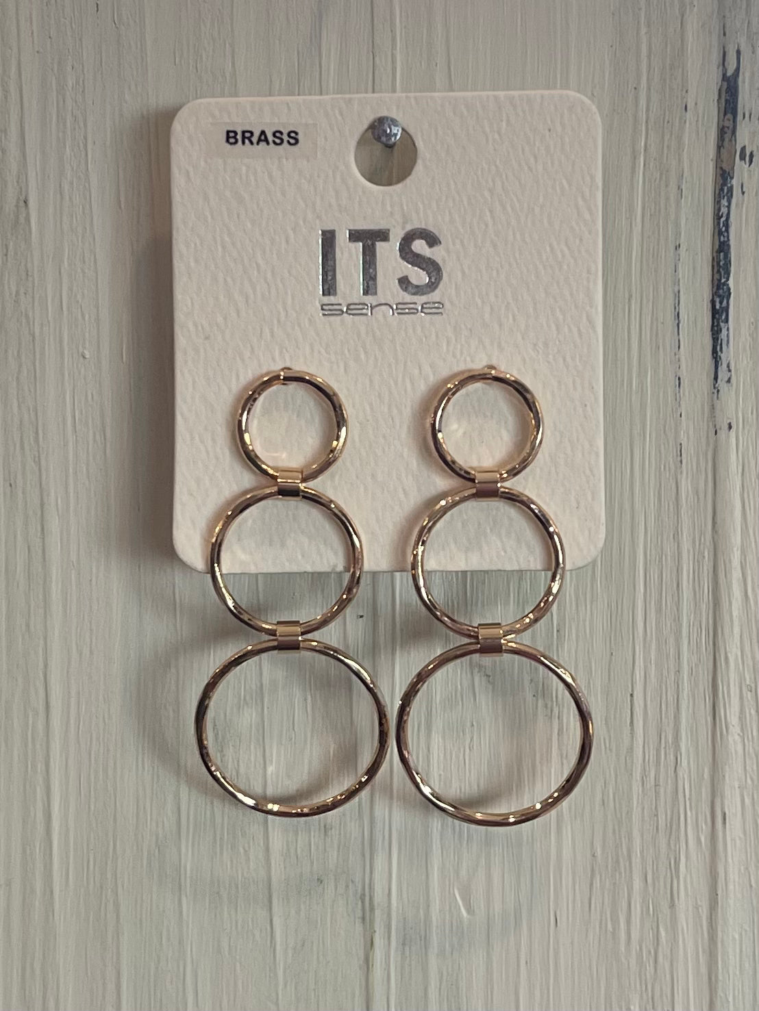 Triple Circle Drop Earrings (2 colors)