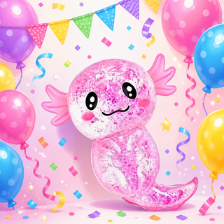 SC Cute Axolotl Squishies (Color and Shape Options)