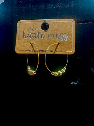 Tarnish Resistant Gold Hoop Earrings