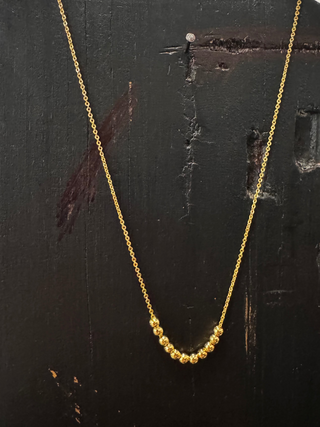 Tarnish Resistant Gold Chain w/Beads