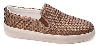 Corkys "Im Weaving" Slip On Sneaker in Bronze Final Sale