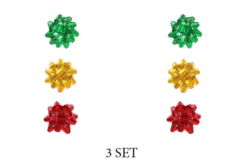 Three Set Christmas Earrings