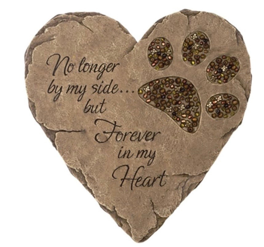 "Pet Footprints" Beadworks Garden Bereavement Stone