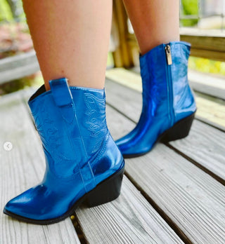 Corky's "Rowdy" Boots in Electric Blue Final Sale