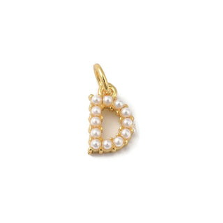 Origami Owl Gold Pearl Initial Charm (4 Letters)