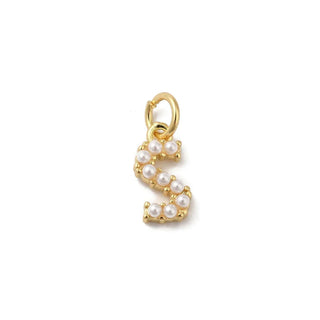 Origami Owl Gold Pearl Initial Charm (4 Letters)