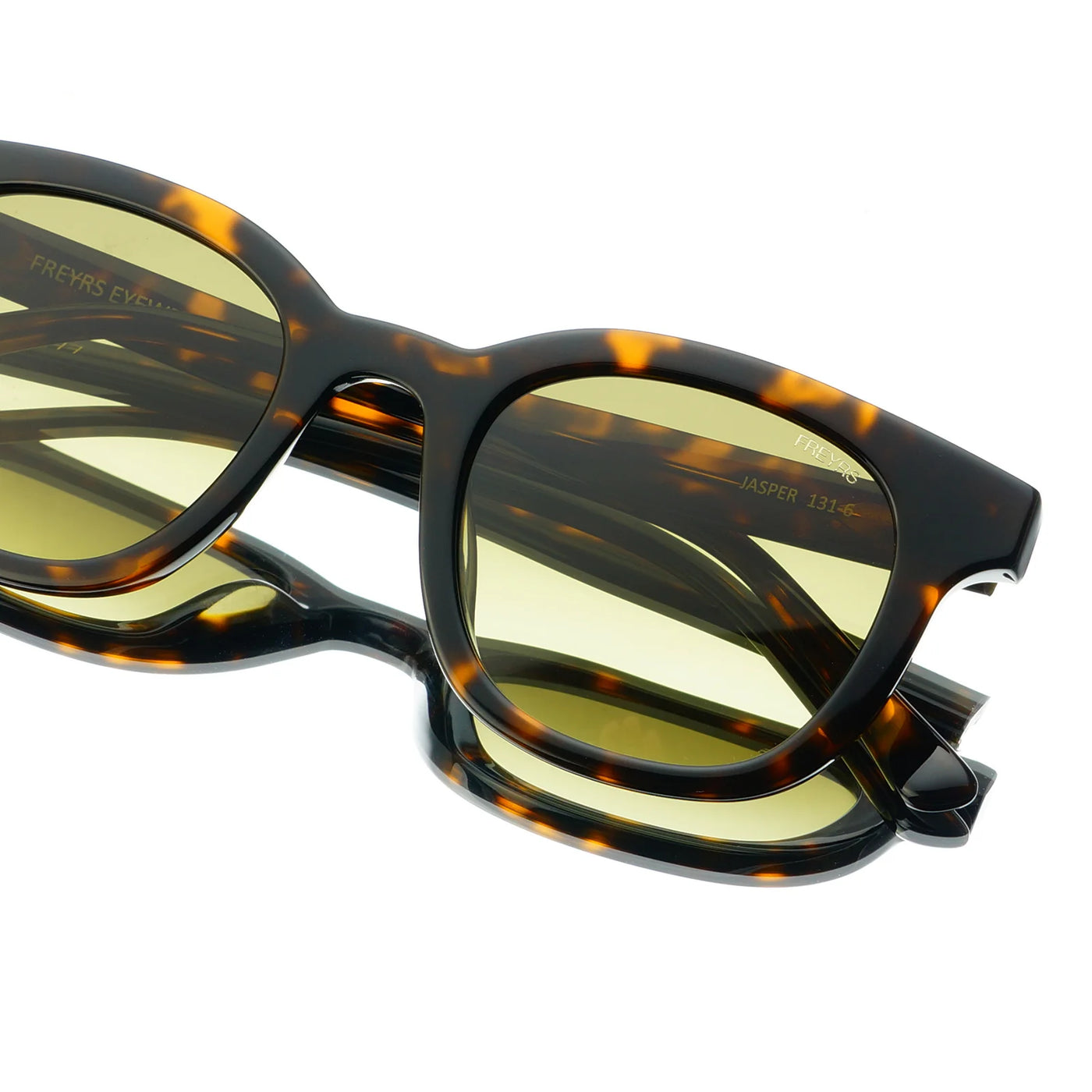 JASPER in Tortoise/Green by Freyrs Eyewear