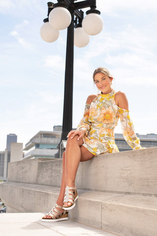 Corkys "Fantasy" Strap Sandal in Gold Metallic Final Sale