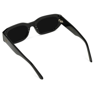 London in Black/Triple Black Lens Polarized Sunglasses