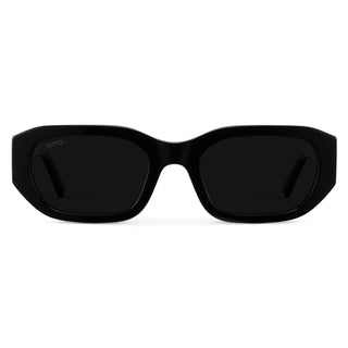 London in Black/Triple Black Lens Polarized Sunglasses
