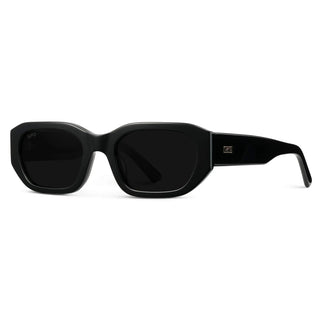 London in Black/Triple Black Lens Polarized Sunglasses
