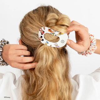 Teleties Mickey and Friends Medium Flat Round Hair Clip (3 Sizes)