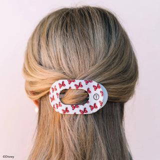 Teleties Minnie Loves Her Bows Flat Round Hair Clip (3 Sizes)