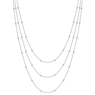 Triple Layered Thin Dot Chain Necklace Set (2 Colors)