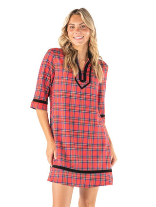 Simply Southern Red Y-Neck Dress