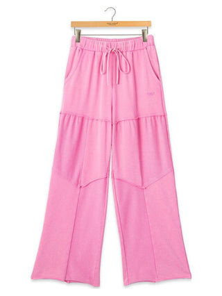 Simply Southern Pink Mineral Wash Wide Leg Pant