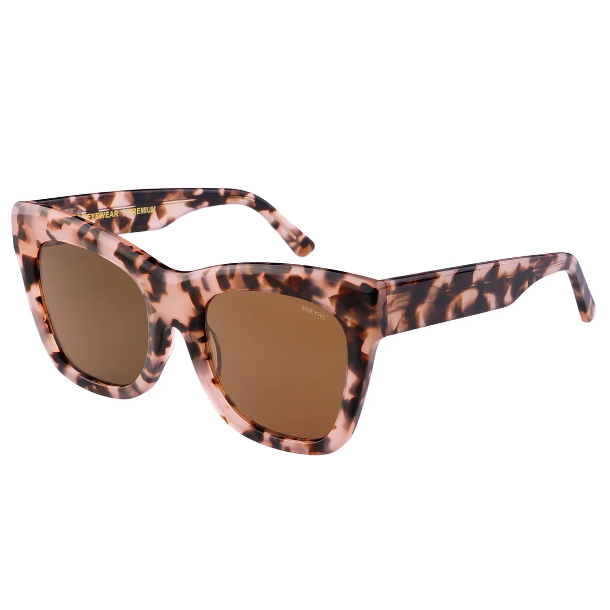 PALERMO Sunglasses in Pink Tortoise by Freyrs Eyewear