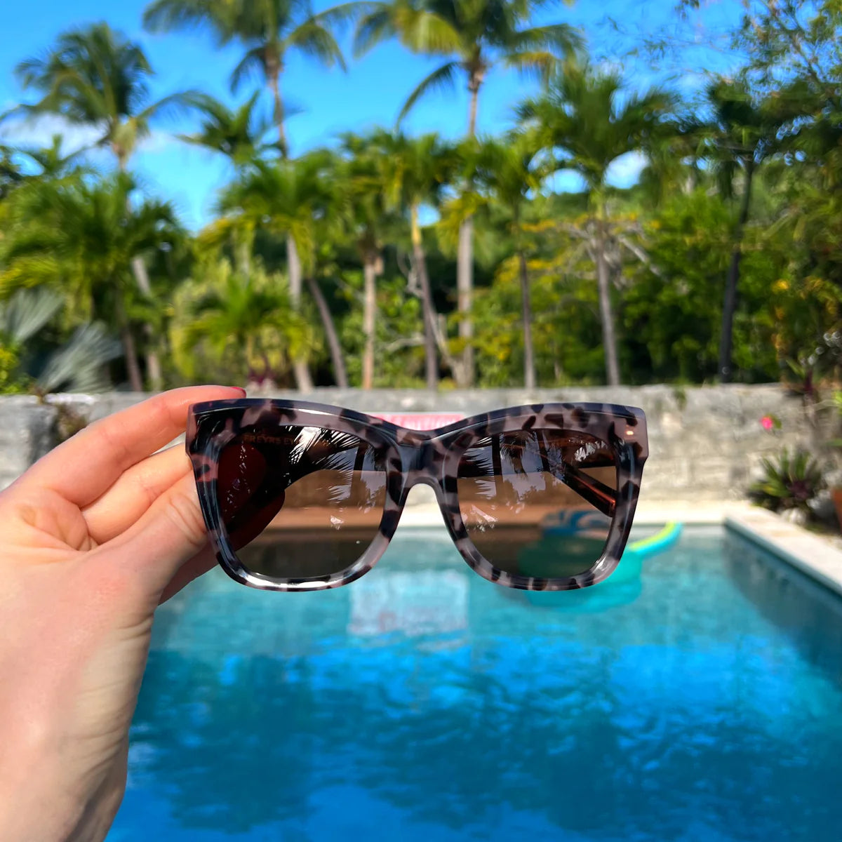 PALERMO Sunglasses in Pink Tortoise by Freyrs Eyewear