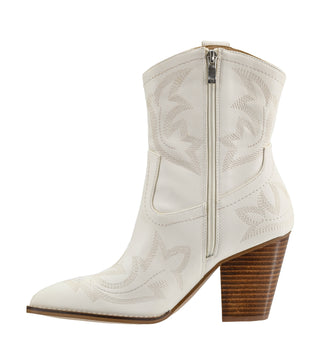 Corkys "Plus One" Cowboy Boots in White