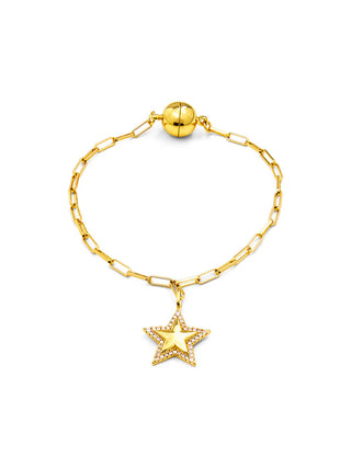 Pavé Star Charm Magnet Bracelet by Rho