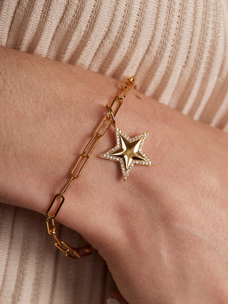 Pavé Star Charm Magnet Bracelet by Rho