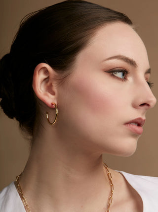 Small Thin Hoop Earring by Rho
