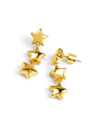 Triple Star Drop Earring by Rho