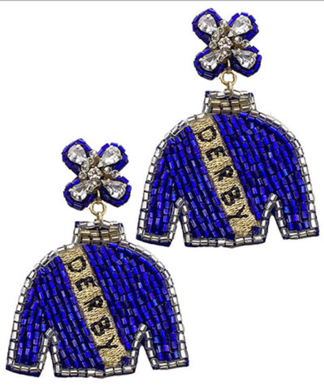 DERBY Jockey Jacket Earrings (3 Colors)