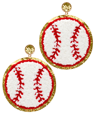 Threaded Sports Ball Earrings (3 Sports)