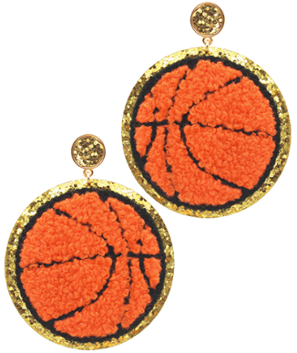 Threaded Sports Ball Earrings (3 Sports)