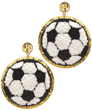 Threaded Sports Ball Earrings (3 Sports)