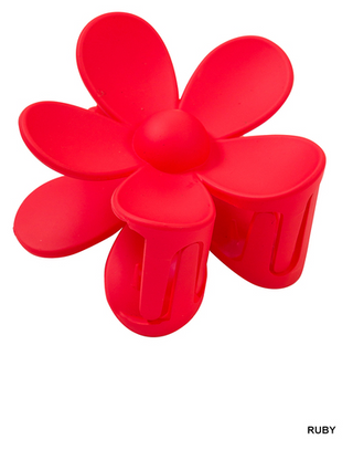 Sophia's Corner Flower Hair Claw Clips (15 colors)