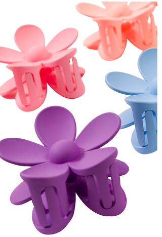 Sophia's Corner Flower Hair Claw Clips (15 colors)