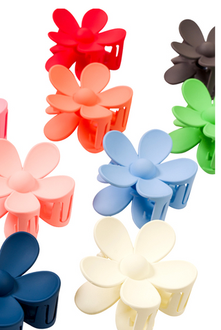 Sophia's Corner Flower Hair Claw Clips (15 colors)
