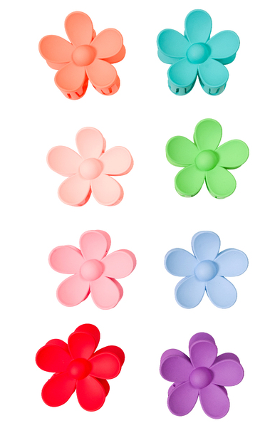Sophia's Corner Flower Hair .Claw Clips (15 colors)