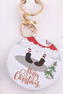 Sophia's Corner Christmas Theme Printed Cosmetic Mirrors Keychain (4 Options)