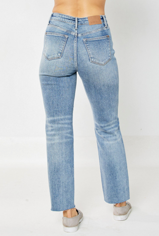 Judy Blue High Waist Rigid Magic Destroy Straight