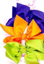 Sophia's Corner Solid Bow Snap Alligator Hair Clips