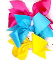 Sophia's Corner Solid Bow Snap Alligator Hair Clips