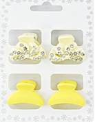 Sophia's Corner Rhinestone Embellished Mini Hair Claw Clips (6 Colors)