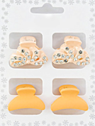 Sophia's Corner Rhinestone Embellished Mini Hair Claw Clips (6 Colors)