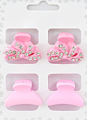 Sophia's Corner Rhinestone Embellished Mini Hair Claw Clips (6 Colors)